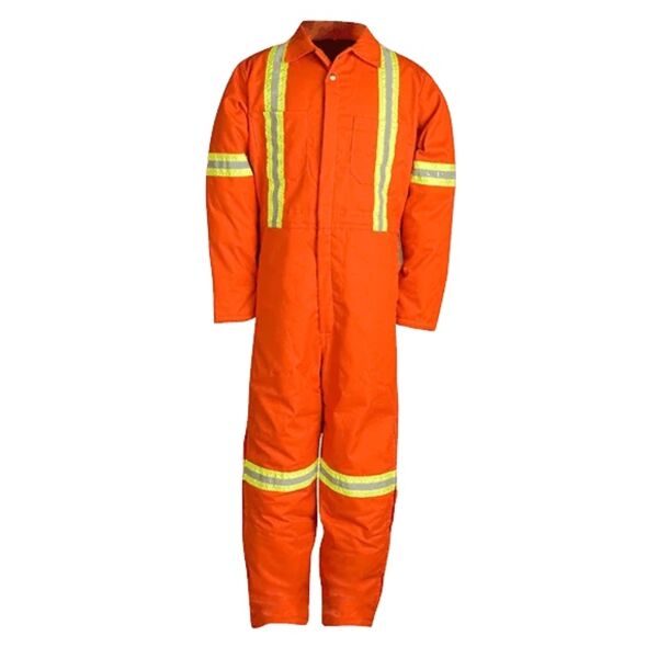 Premium Twill Lined Coverall with Reflective Material Thumbnail