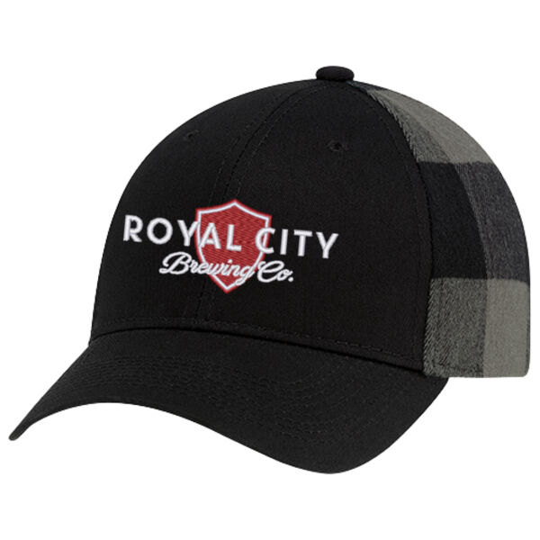 Embroidered Plaid Ball Cap Thumbnail