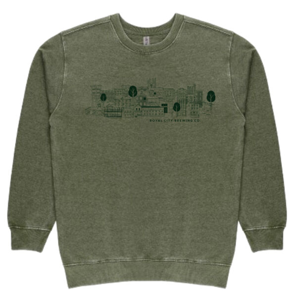 Adult Unisex Mid Weight Premium Vintage Crewneck Thumbnail