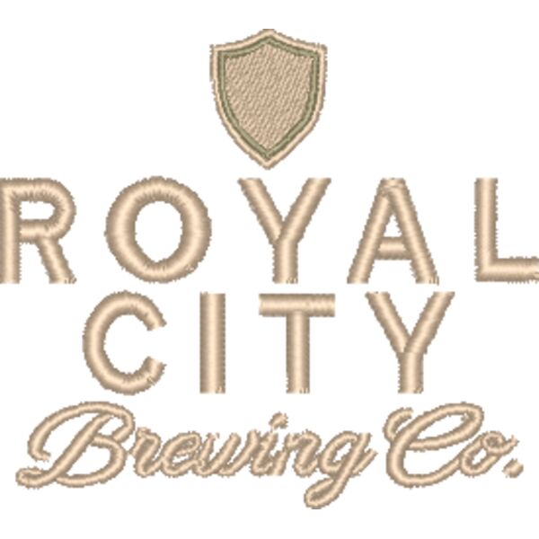 Royal City Brewing  Stacked Logo  tan and green Thumbnail