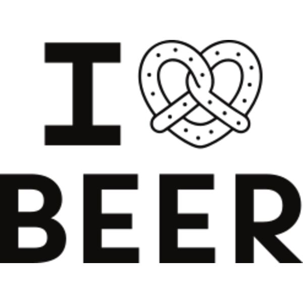 I Heart Beer Pretzel Thumbnail
